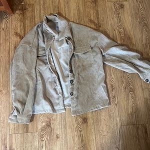 Shein never worn corduroy shirt